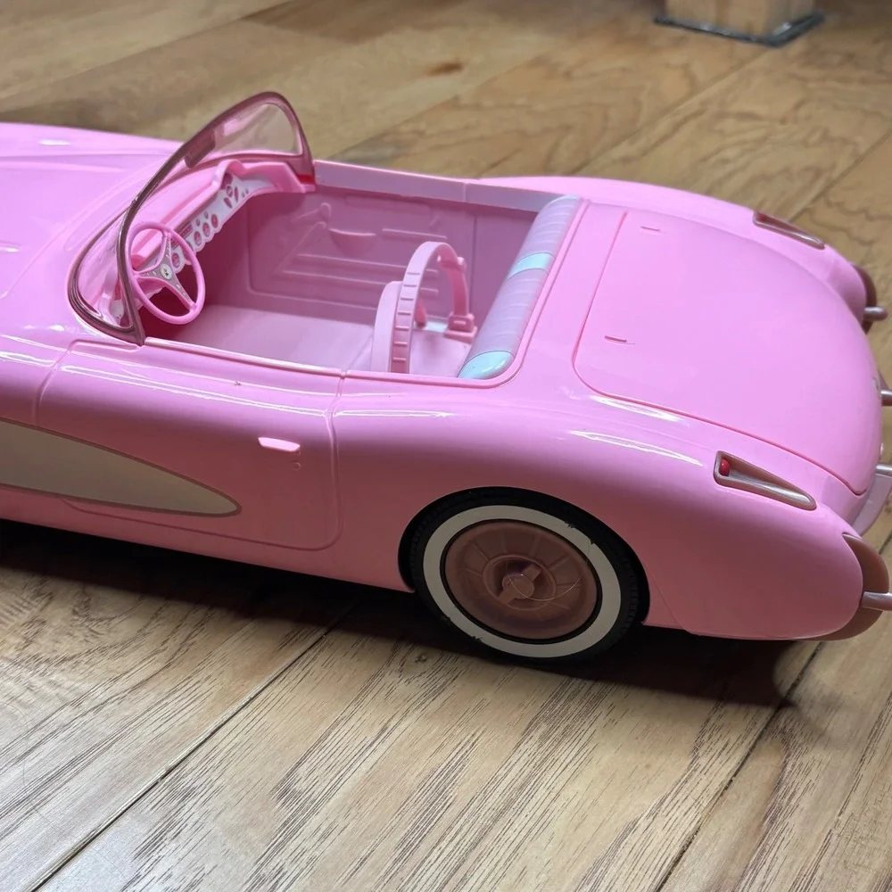 Barbie Movie Corvette RC Vehicle Pink C1 Chevrolet 2022 Mattel HPW40 No Remote